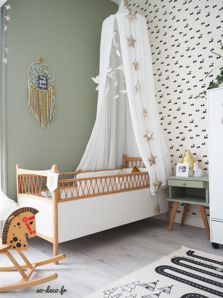 Une chambre de bébé (avant/après)