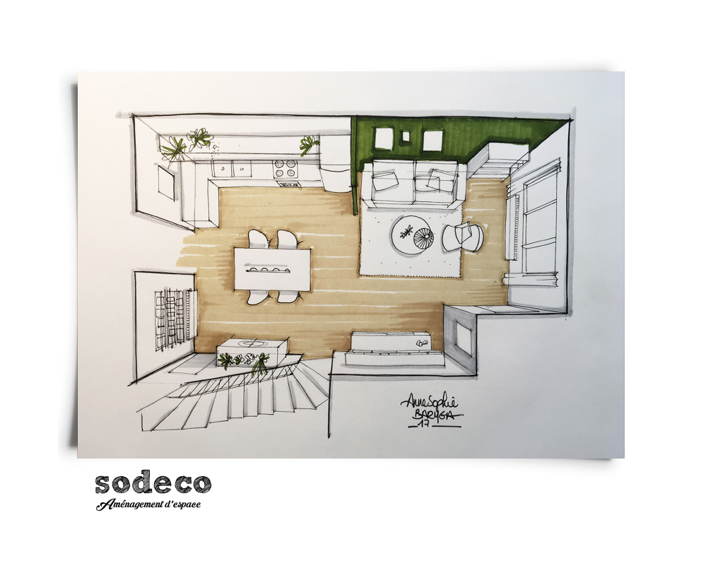 croquis-amenagement-d'espace