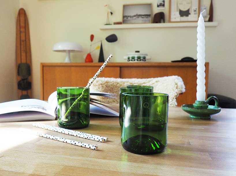 4 Verres Short Drink Q de bouteilles (Débattre) – Image 2