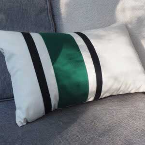 coussin-noir-blanc-vert