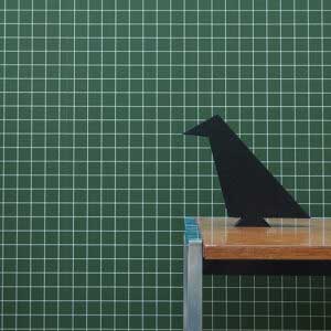 papier-peint-carreaux-vert-anglais-carré