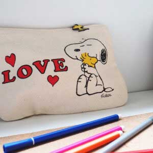 Trousse LOVE Snoopy & Woodstock