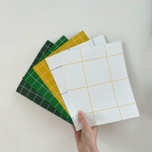 4 ECHANTILLONS de Papier Peint à carreaux