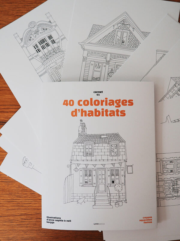 Carnet de 40 coloriages d'habitats – Image 4