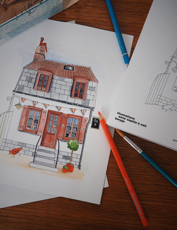 Carnet de 40 coloriages d'habitats – Image 7