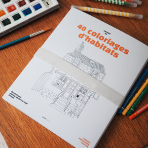 Carnet de 40 coloriages d'habitats