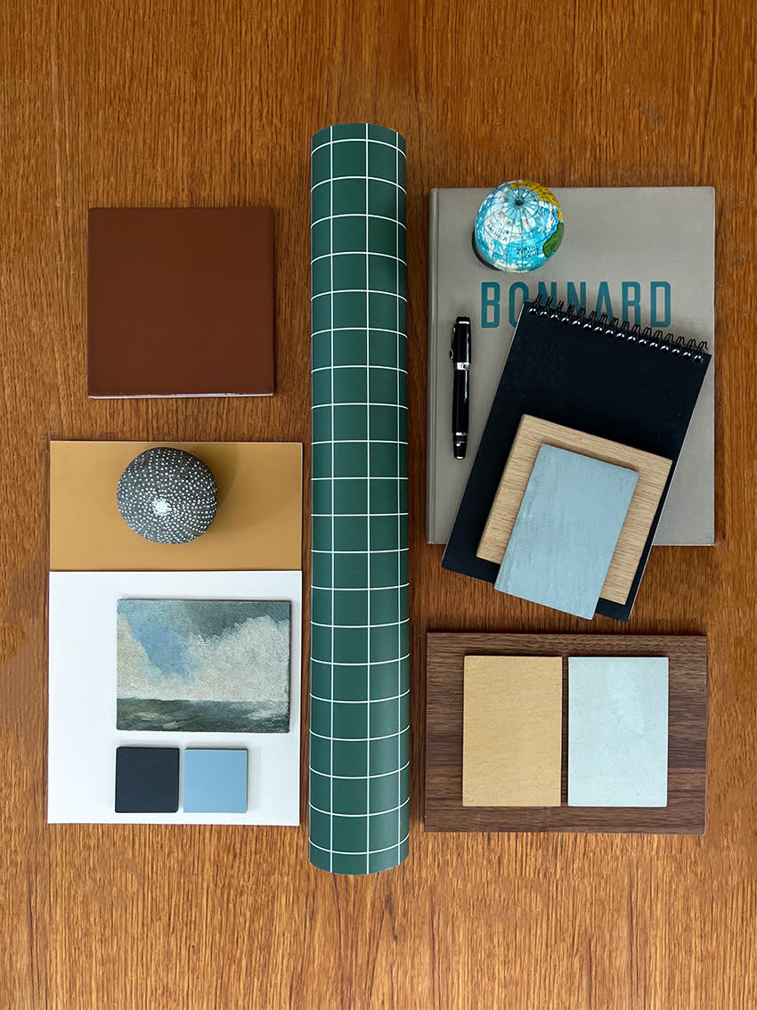 Papier Peint VERT ANGLAIS à petits carreaux blancs – Image 3